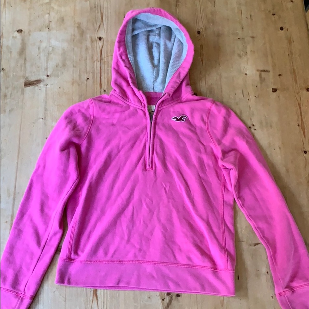 Cropped Half-zip Hollister Hoodie